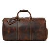 Retro Crazy Horse Leather Travel Men's Leather Luggage Bag.