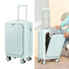Large Capacity Suitcase Front  Lid Pull Rod Case