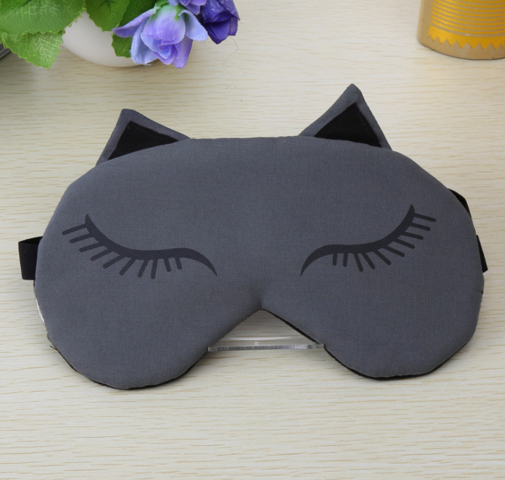Cute Cat Sleep Travel Eye Mask 