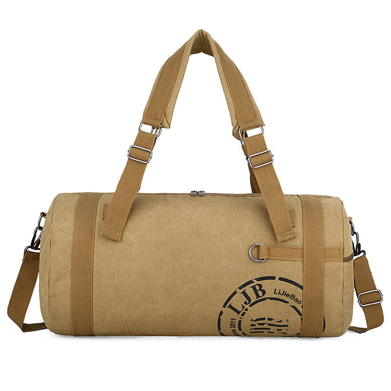 Canvas Large-Capacity Male And Female Portable Short-Distance Travel Bag.