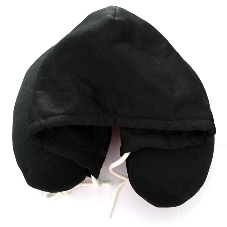 Airplane Travel Hooded U-Shaped Pillow