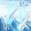 Rechargeable Neck Hands Free USB Mini Fan Traveling Portable Lazy Bladeless Hanging Neck Fan