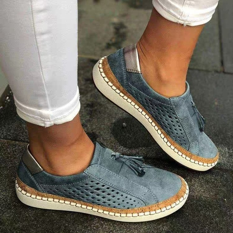European And American Tassel Fashion Slip-on Women's Slip-on Shoes