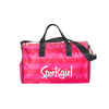 Sportsgirl Travel Bag Striped Women's Portable Large Capacity