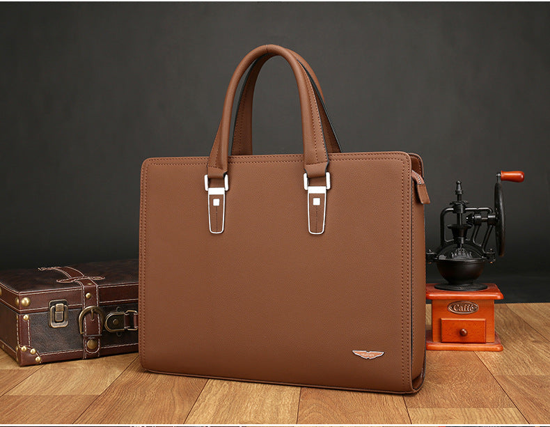 Men's Handbag Business Briefcase Shoulder Messenger Official Briefcase