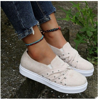 Plus Size Lady Causal Shoes Women Slip-On Loafers