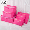 6 PCS Travel Storage Bag Set for Clothes Tidy Organizer