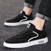 Low-Cut Cotton  Men's Travel Casual Leather Shoes