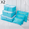 6 PCS Travel Storage Bag Set for Clothes Tidy Organizer