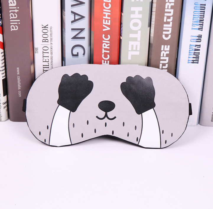 Soft Sleeping Mask Cotton Portable Eye Mask Light Shading Travel Relax Sleeping Rest Aid MP0130