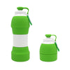 Silicone folding water bottle.