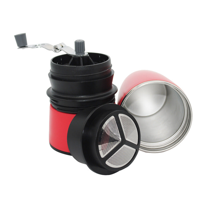 Portable Travel Manual Drip Coffee Maker Mill Grinder Kettle Espresso Coffee Bottle Pot Mug Cup