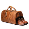 Travel Hand Luggage Bag In First Layer Cowhide