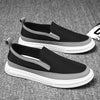 Men Sneakers Casual Breathable Light Loafers Men Black Gray Sweat Absorbent Flat Shoes Men Slip-On Anti-odor Shoes