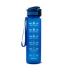 1L Tritan Water Bottle With Time Marker Bounce Motivational Cover