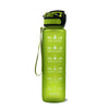 1L Tritan Water Bottle With Time Marker Bounce Motivational Cover