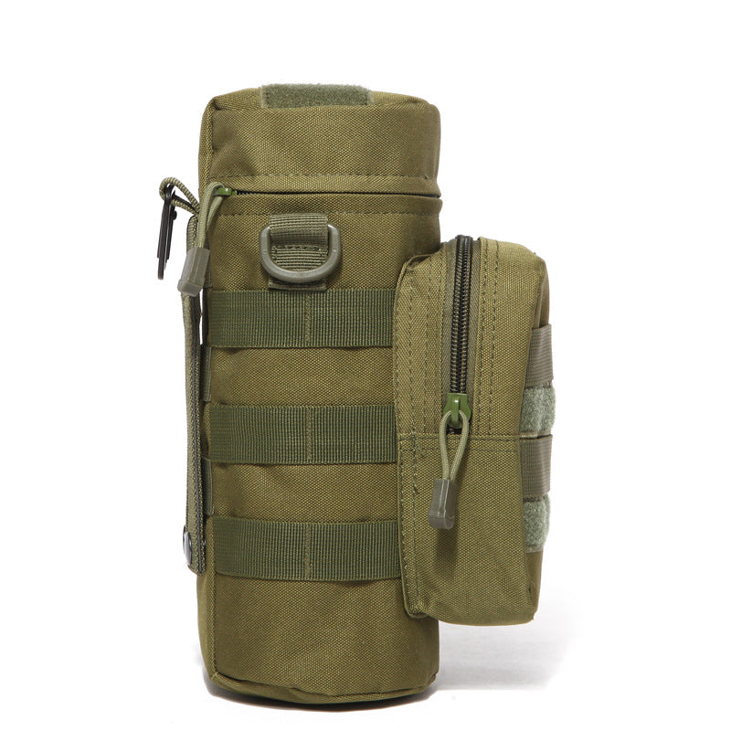 Outdoor Tactical Water Bottle Bag Military Fan Camouflage Travel Hiking Climbing Accessory Bag