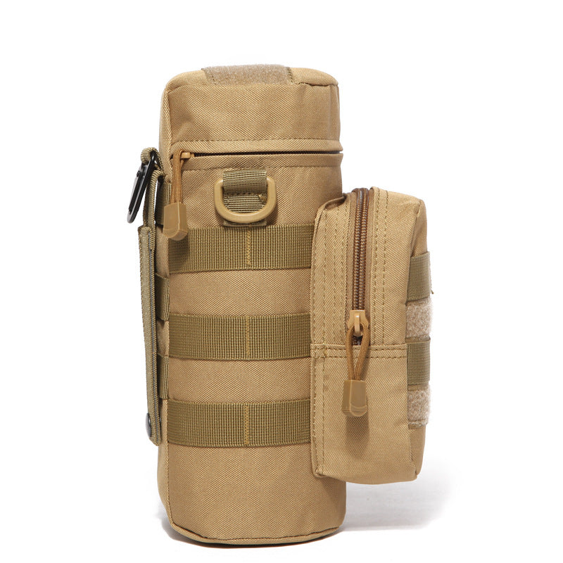 Outdoor Tactical Water Bottle Bag Military Fan Camouflage Travel Hiking Climbing Accessory Bag