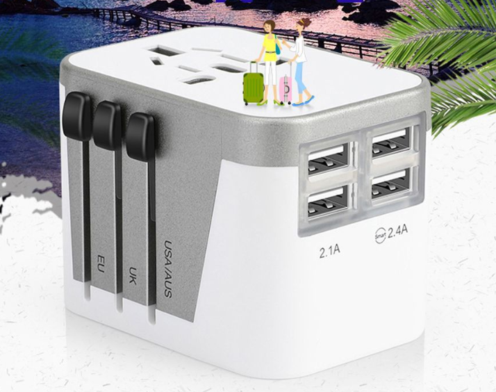 Multi-country travel adapter