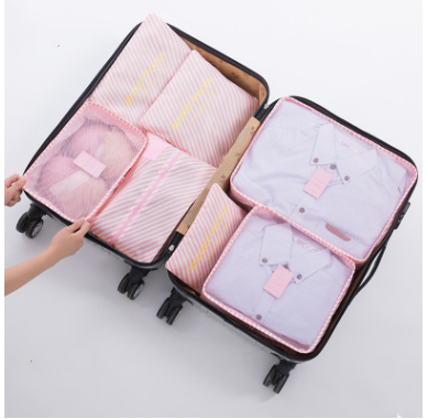 Durable Waterproof Nylon Packing Cube Travel Organizer Bag.