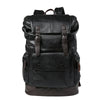 Men's Leather High Quality Backpack Youth Travel School Laptop Bags