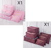 6 PCS Travel Storage Bag Set for Clothes Tidy Organizer