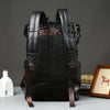 Men's Leather High Quality Backpack Youth Travel School Laptop Bags