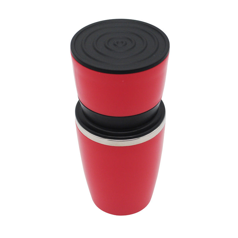 Portable Travel Manual Drip Coffee Maker Mill Grinder Kettle Espresso Coffee Bottle Pot Mug Cup