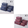 6 PCS Travel Storage Bag Set for Clothes Tidy Organizer