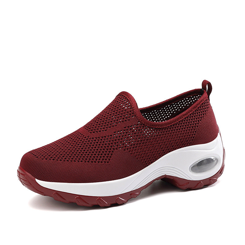 Women's Breathable Hollow Sneakers Slip On