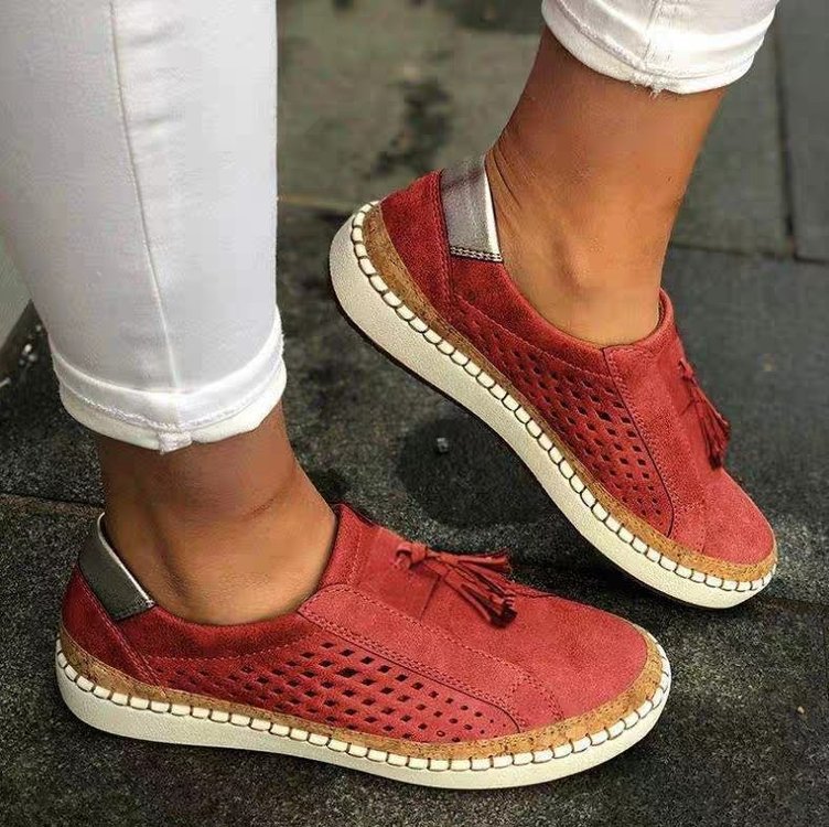 European And American Tassel Fashion Slip-on Women's Slip-on Shoes