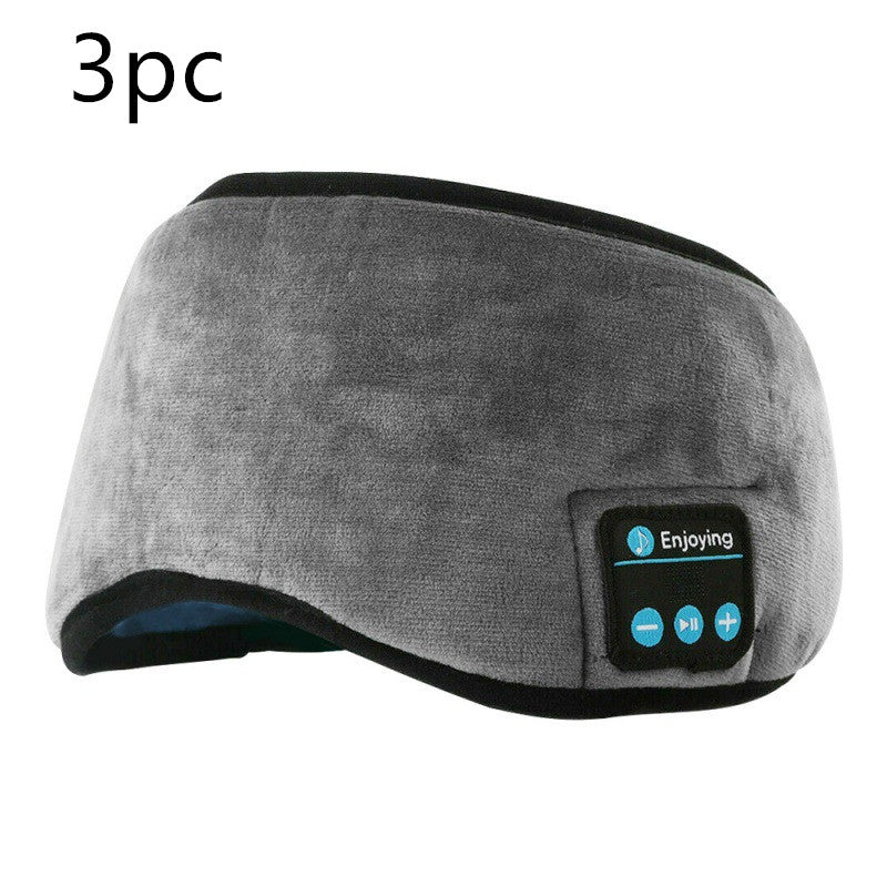 Wireless Bluetooth 5.0 Earphones Sleeping Eye Mask Music Player Sports Headband Travel Headset Speakers.