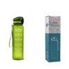 1L Tritan Water Bottle With Time Marker Bounce Motivational Cover